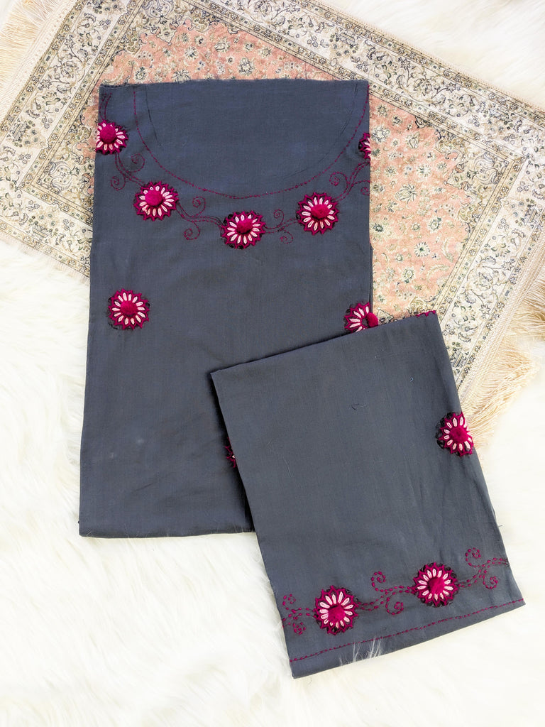 2 PC Handmade Style Embroidered kacha Tanka – MSCollection.Pk